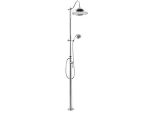 CANTERBURY - Floor standing steel shower panel with hand shower _ Gaia Mobili